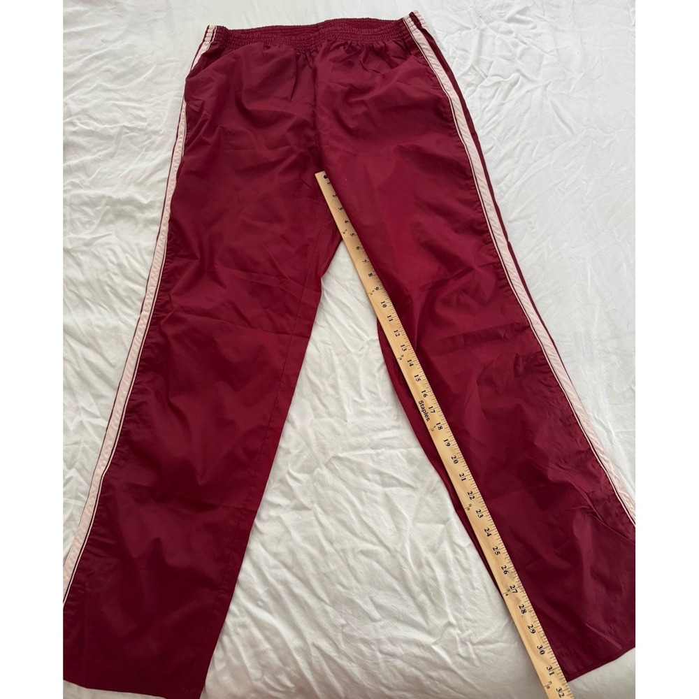 Vintage 80s ASICS Tiger Windbreaker Pants Red Size‎ M